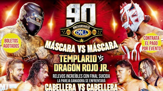 Se agotan las entradas para el 90 Aniversario del CMLL