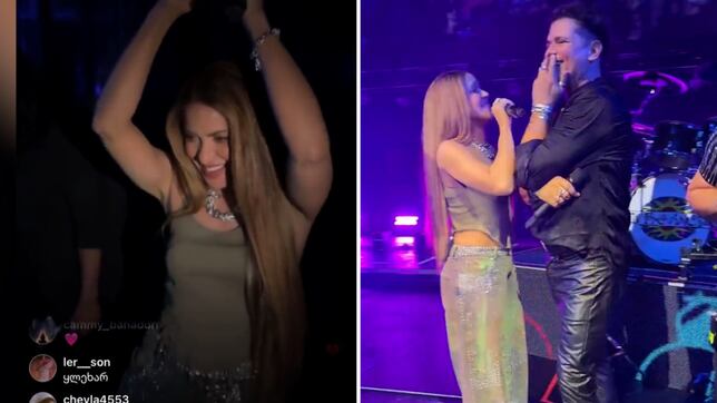 La gran sorpresa de Shakira a Carlos Vives durante su concierto - Videos
