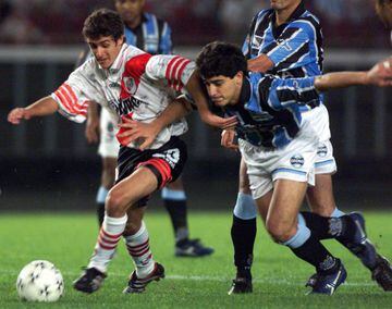 Pablo Aimar en su etapa como jugador del River Plate.