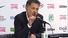 Osorio pide disculpas a todos los ni&ntilde;os, hinchas y jugadores de Atl&eacute;tica Nacional.