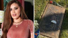 ‘Gomita’ cumple su sueño y visita la tumba de Jenni Rivera