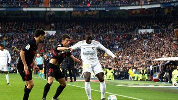 Real Madrid CF&#039;s Ferland Mendy during the Spanish La Liga match round 8 between Real Madrid and Sevilla CF at Santiago Bernabeu Stadium in Madrid, Spain on January 18, 2020   18/01/2020 ONLY FOR USE IN SPAIN