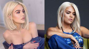 El increíble parecido de Karol G y Khloé Kardashian