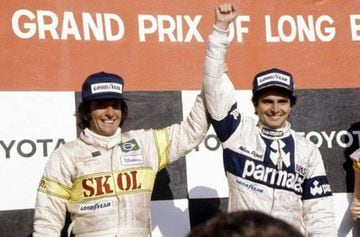 Emerson Fittipaldi y Nelson Piquet.