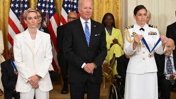 Megan Rapinoe muestra su apoyo a Brittney Griner desde la Casa Blanca