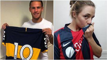 Los saludos de Boca y San Lorenzo para el Peque Schwartzman y Nadia Podoroska
