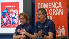 El director de la Vuelta a España Javier Guillén, durante la presentación de las dos primeras etapa de la Vuelta 2023.