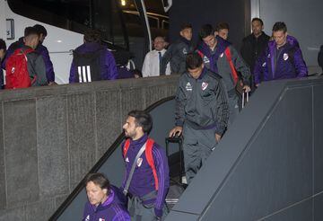 River Plate arrive in Madrid