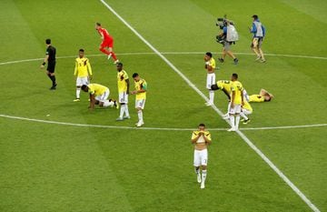 Colombia managed 136km over 120 minutes against England but were eliminated on penalties.