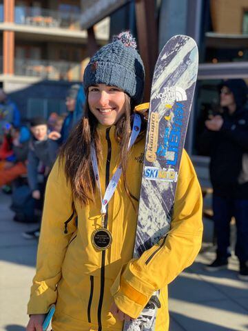 La joven esquiadora nacional es una de las deportistas con más futuro en su disciplina.