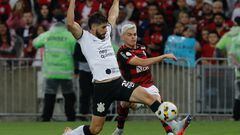 Flamengo 1 - Corinthians 2: goles, resumen y resultado