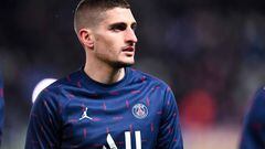 06 Marco VERRATTI (psg) during the Champions League match between Paris and Real Madrid at Parc des Princes on February 15, 2022 in Paris, France. (Photo by Philippe Lecoeur/FEP/Icon Sport via Getty Images) - Photo by Icon sport