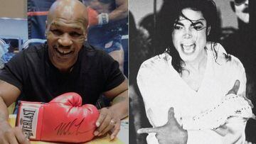 Im&aacute;genes del m&iacute;tico exboxeador Mike Tyson y del cantante Michael Jackson.
