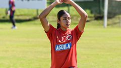 Angela Barón, jugadora de la Selección Colombia Femenina