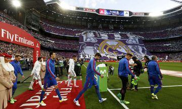 A tifo before a match against Barcelona in April 2017.