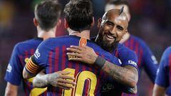 Arturo Vidal: "Entrenar con Lionel Messi es de locos"