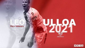 Leo Ulloa llega al Rayo Vallecano del Pachuca y firma por dos temporadas