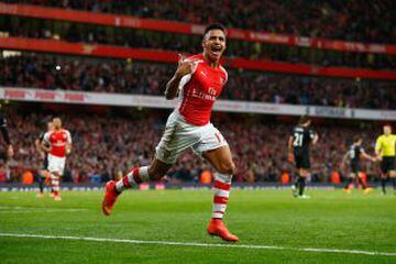 Alexis Sánchez, uno de los mejores refuerzos de la Premier League para Arsenal, se segundo con 3,80% de ventas.
