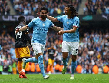 Gundogan scored two goals but missed a penalty which would have put City 3-0 up.
