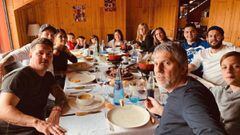 Messi se reúne con su familia en un restaurante de la Cerdanya