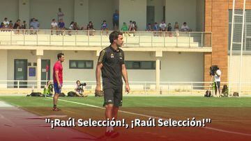No se lo esperaba nadie: el cántico de la grada a Raúl en su debut