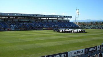 El mito del Real Madrid tiene un pequeño homenaje en el Estadio donde juega el filial merengue, ubicado en la Ciudad Deportiva de Valdebebas.
