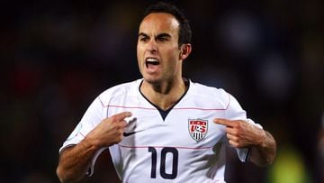 Landon Donovan and Clint Dempsey are tied for the highest number of USMNT goals on 57.