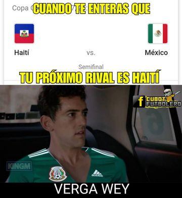 Los memes del sufrido triunfo de México ante Haití