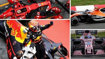 Verstappen, Vettel, Vandoorne y P&eacute;rez en Malasia.