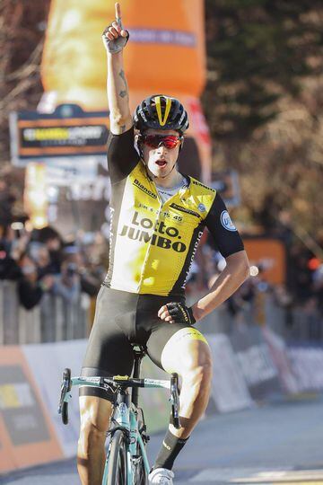 El reciente vencedor de la Vuelta al País vasco, su primera victoria World Tour en una carrera por etapas, es la referencial del Lotto-NL Jumbo. Gran escalador pero especialmente destaca en la disciplina de contrarreloj. Buscará mantener el nivel en una c