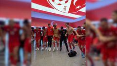 The Turkish National Team achieved its place in the next Euro Cup of Nations and the dance celebration was part of the country’s traditions.