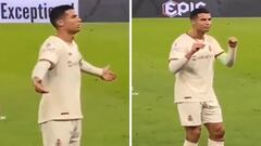 La reacción viral de Cristiano cuando todo el estadio le canta Messi en Arabia Saudí: pocas veces se la ha visto así