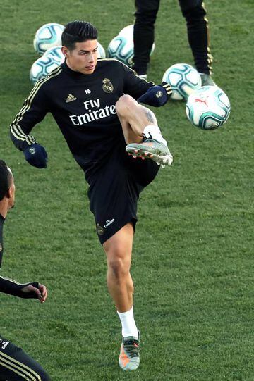 Back training | James Rodríguez for Real Madrid.