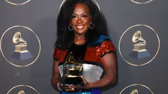 The 57-year-old actress took home her first ever Grammy for her performance of the audio version of ‘Finding Me: A Memoir’.