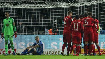 El Bayern necesitó la prórroga para eliminar al Hertha