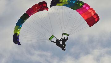 Jumping out of a plane is not for the faint-hearted and one woman almost lost her life after a skydive went horribly wrong.
