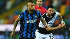 Udinese 0 - Inter de Milán 0: goles, resumen y resultado