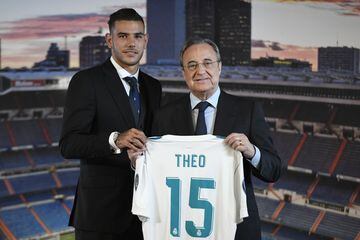 Theo Hernández's Real Madrid unveiling in pictures