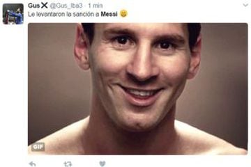 Los memes más graciosos que dejó el 'indulto' a Messi