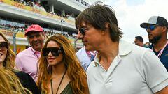 Tras ser fotografiados juntos en el GP de Miami de la F1, una fuente reveló a Page Six el gran interés que Tom Cruise tiene por Shakira.