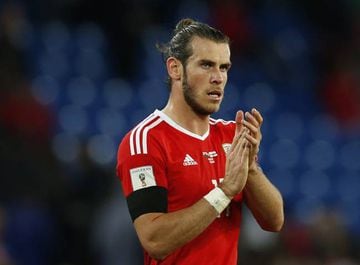 Wales' Gareth Bale looks dejected after the match