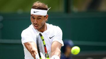 Rafa Nadal se mide a Querrey por un puesto en semifinales de Wimbledon.