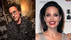 Se disparan los rumores de una relaci&oacute;n entre Angelina Jolie y Robert Downey Jr .