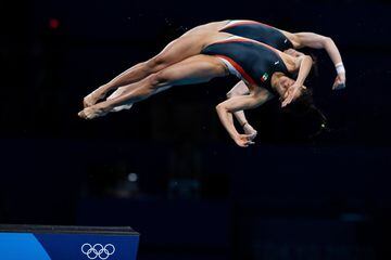 Gabriela Agundez y Alejandra Orozco le dieron una medalla más a México en salto sincronizado, en esta ocasión las mexicanas se colgaron el bronce.