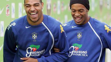 Ronaldinho and Adriano