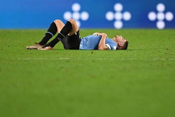 Valverde, desolado tras la eliminación de Uruguay en Qatar 2022.