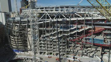 Mientras el Mundial de Qatar 2022 se desarrolla, las obras del nuevo Santiago Bernabéu no paran y avanzan a pasos agigantados. Esta vez con unas espectaculares fotografías a vista de dron.