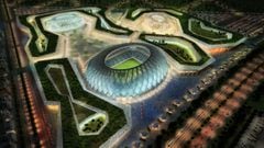 DOHA, QATAR - UNDATED:   In this handout image supplied by Qatar 2022  The Al-Wakrah stadium complex is pictured in this artists impression as Qatar 2022 World Cup bid unveils it&#039;s stadiums on September 16, 2010 in Doha, Qatar.  (Photo by Qatar 2022 