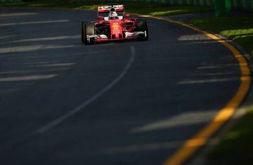 Sebastian Vettel during the Australian Grand Prix.
