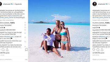 Rafa Nadal, todas las fotos de sus vacaciones en Las Bahamas